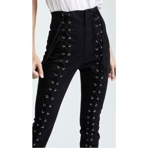 A.L.C. Kingsley Lace Up Pants Black